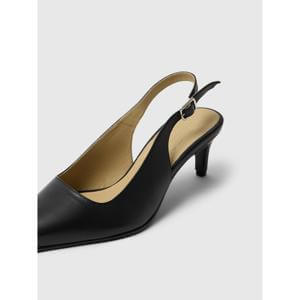 Selected Femme Isla Leather Pointed Slingback Shoes